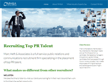 Tablet Screenshot of marcheftassociates.com